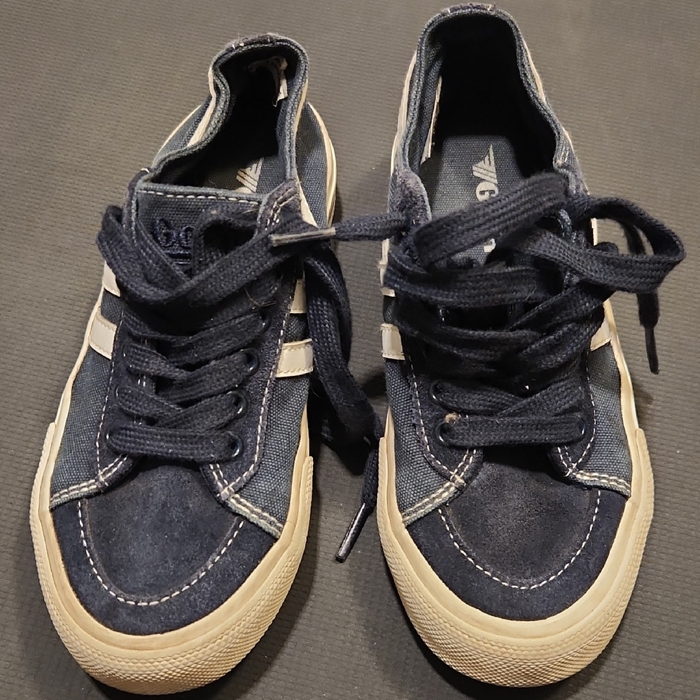 Gola Kids Navy and White Sneakers